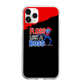 Чехол для iPhone 11 Pro матовый с принтом Floss like a boss в Новосибирске, Силикон |  | dance | floss | flossing | like a boss | бос | движение | деб | дэб | кулаки | любит | размахивает | руками | руки | танец | танцевальное | флос | флосинг | флосс | флоссинг