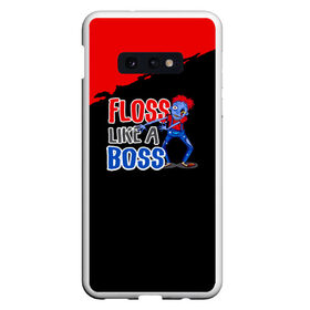 Чехол для Samsung S10E с принтом Floss like a boss в Новосибирске, Силикон | Область печати: задняя сторона чехла, без боковых панелей | dance | floss | flossing | like a boss | бос | движение | деб | дэб | кулаки | любит | размахивает | руками | руки | танец | танцевальное | флос | флосинг | флосс | флоссинг