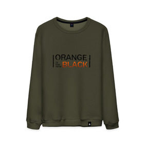 Мужской свитшот хлопок с принтом Orange Is the New Black в Новосибирске, 100% хлопок |  | orange is the new black | оранжевый  хит сезона