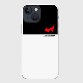 Чехол для iPhone 13 mini с принтом MONOKUMA SCHOOL ФОРМА в Новосибирске,  |  | anime | bear | black  white | danganronpa | kurokuma | monodam | monokuma | monomi | monotaro | pink | rabbit | school | shirokuma | аниме | главарь | мoноми | монокума | черно белый | школа