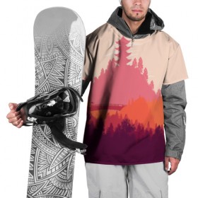 Накидка на куртку 3D с принтом Firewatch в Новосибирске, 100% полиэстер |  | Тематика изображения на принте: campo santo | firewatch | арт | вечер | вид | горы | закат | игра | лес | озеро | олень | пейзаж | пожарный дозор | солнце | холмы