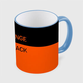 Кружка 3D с принтом Orange Is the New Black в Новосибирске, керамика | ёмкость 330 мл | Тематика изображения на принте: orange is the new black | оранжевый  хит сезона