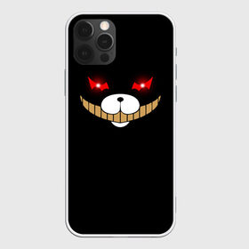 Чехол для iPhone 12 Pro Max с принтом KUROKUMA в Новосибирске, Силикон |  | anime | bear | black  white | danganronpa | kurokuma | monodam | monokuma | monomi | monotaro | pink | rabbit | school | shirokuma | аниме | главарь | мoноми | монокума | черно белый | школа