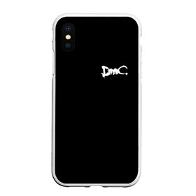 Чехол для iPhone XS Max матовый с принтом DEVIL MAY CRY (НА СПИНЕ) в Новосибирске, Силикон | Область печати: задняя сторона чехла, без боковых панелей | Тематика изображения на принте: dante | devil may cry | devil may cry 5 | dmc | game | hell | play | sword | ад | данте | игры | компьютерные игры 2019 | меч