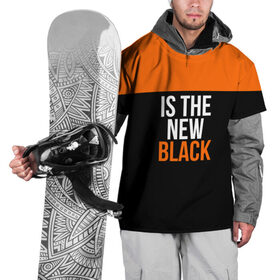 Накидка на куртку 3D с принтом ORANGE IS THE NEW BLACK в Новосибирске, 100% полиэстер |  | orange is the new black