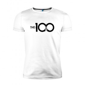 Мужская футболка премиум с принтом The 100 в Новосибирске, 92% хлопок, 8% лайкра | приталенный силуэт, круглый вырез ворота, длина до линии бедра, короткий рукав | 