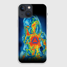 Чехол для iPhone 13 mini с принтом PREDATOR | ХИЩНИК в Новосибирске,  |  | 90 е | alien | predator | алфи аллен | кино | оливия манн | пришельцы | фильмы | хищник | чужой | шейн блэк