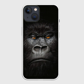 Чехол для iPhone 13 с принтом Горилла 3D в Новосибирске,  |  | горилла | животные | обезьянка