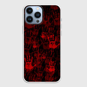 Чехол для iPhone 13 Pro Max с принтом КРОВАВЫЕ РУКИ   КРОВЬ   BLOOD HANDS в Новосибирске,  |  | blood | blood mask | hand | mask | pattern | брызги | кровавая маска | кровавые руки | кровь | маска | паттерн | потеки | руки