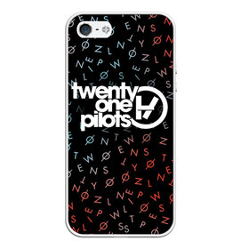 Чехол для iPhone 5/5S матовый с принтом TWENTY ONE PILOTS TOP в Новосибирске, Силикон | Область печати: задняя сторона чехла, без боковых панелей | 21 pilots | 21p | music | rock | top | trench | twenty one pilots | группа | музыка | рок