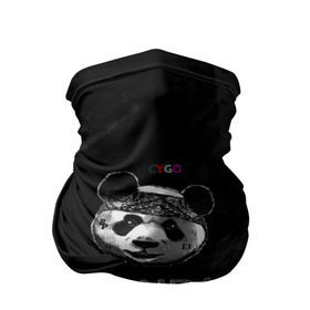 Бандана-труба 3D с принтом Cygo - panda E в Новосибирске, 100% полиэстер, ткань с особыми свойствами — Activecool | плотность 150‒180 г/м2; хорошо тянется, но сохраняет форму | Тематика изображения на принте: cygo | panda e | rap | бандана | гепард | голова | леонид вакальчук | медведь | мы бежим с тобой как будто от гепарда | надпись | панда е | реп | репер | рэп | рэпер | сайго | суго | цуго
