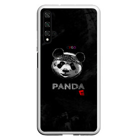 Чехол для Honor 20 с принтом Cygo - panda E в Новосибирске, Силикон | Область печати: задняя сторона чехла, без боковых панелей | Тематика изображения на принте: cygo | panda e | rap | бандана | гепард | голова | леонид вакальчук | медведь | мы бежим с тобой как будто от гепарда | надпись | панда е | реп | репер | рэп | рэпер | сайго | суго | цуго