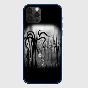 Чехол для iPhone 12 Pro с принтом Slenderman в Новосибирске, силикон | область печати: задняя сторона чехла, без боковых панелей | slenderman