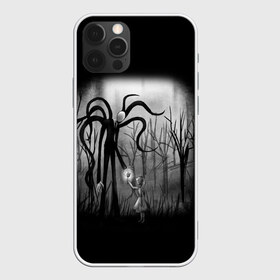 Чехол для iPhone 12 Pro Max с принтом Slenderman в Новосибирске, Силикон |  | slenderman