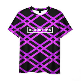 Мужская футболка 3D с принтом BLACKPINK в Новосибирске, 100% полиэфир | прямой крой, круглый вырез горловины, длина до линии бедер | blackpink | k pop | блэк пинк