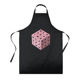 Фартук 3D с принтом BLACKPINK в Новосибирске, 100% полиэстер | общий размер — 65 х 85 см, ширина нагрудника — 26 см, горловина — 53 см, длина завязок — 54 см, общий обхват в поясе — 173 см. Принт на завязках и на горловине наносится с двух сторон, на основной части фартука — только с внешней стороны | black pink | blackpink | square two | square up | дженни ким | лалиса манобан
