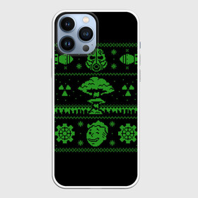 Чехол для iPhone 13 Pro Max с принтом Новогодний Фалаут в Новосибирске,  |  | christmas fallout | christmas sweater | fallout | sweater | sweater style | новогодний свитер | новый год | свитер | фалаут