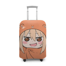 Чехол для чемодана 3D с принтом Himouto! Umaru-chan в Новосибирске, 86% полиэфир, 14% спандекс | двустороннее нанесение принта, прорези для ручек и колес | himouto umaru chan | himouto umaruchan | komaru | my two faced little sister | tanukichi | u.m.r. | umaru doma | двуличная сестрёнка умару | умару дома