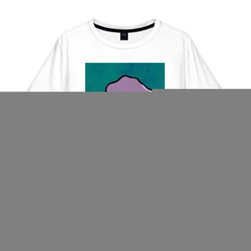 Мужская футболка хлопок Oversize с принтом Elfo в Новосибирске, 100% хлопок | свободный крой, круглый ворот, “спинка” длиннее передней части | Тематика изображения на принте: disenchantment | elfo | мэтт гроунинг | разочарование | тролль | эльф | эльфо
