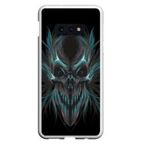 Чехол для Samsung S10E с принтом Spirit of Darkness в Новосибирске, Силикон | Область печати: задняя сторона чехла, без боковых панелей | дух | зло | призрак | скелет | темные силы | тьма | хэллоуин | череп