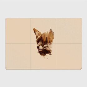 Магнитный плакат 3Х2 с принтом Лесной Лис в Новосибирске, Полимерный материал с магнитным слоем | 6 деталей размером 9*9 см | forest | fox | foxes | tree | trees | дерево | деревья | лес | лис | лиса | лисица | лисицы | лисы