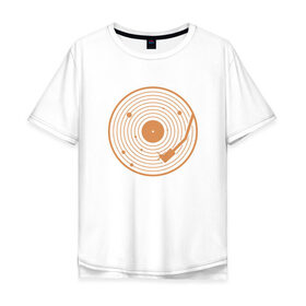 Мужская футболка хлопок Oversize с принтом Солнечная пластинка в Новосибирске, 100% хлопок | свободный крой, круглый ворот, “спинка” длиннее передней части | венера | геометрия | звук | земля | игла | кольца | круги | марс | меркурий | минимализм | планеты | пластинка | сатурн | солнечная пластинка | солнечная система | солнце | уран | юпитер