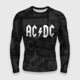 Мужской рашгард 3D с принтом AC DC в Новосибирске,  |  | acdc | альтернатива | группа | диси | метал | музыка | музыканты | рок | эйси | эйсидиси