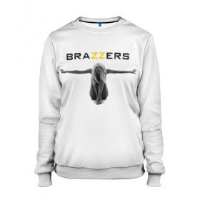 Женский свитшот 3D с принтом BRAZZERS в Новосибирске, 100% полиэстер с мягким внутренним слоем | круглый вырез горловины, мягкая резинка на манжетах и поясе, свободная посадка по фигуре | brazzers | верховный | графика | девушка | девушки | дом | изображение | картинка | красивая | круто | лучший | любовь | мода | молодёжная | рисунок | силуэт | современная | стиль | студия | творчество