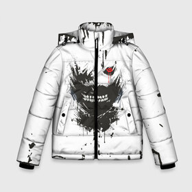 Зимняя куртка для мальчиков 3D с принтом Kaneki Ken (Tokyo Ghoul) #1 в Новосибирске, ткань верха — 100% полиэстер; подклад — 100% полиэстер, утеплитель — 100% полиэстер | длина ниже бедра, удлиненная спинка, воротник стойка и отстегивающийся капюшон. Есть боковые карманы с листочкой на кнопках, утяжки по низу изделия и внутренний карман на молнии. 

Предусмотрены светоотражающий принт на спинке, радужный светоотражающий элемент на пуллере молнии и на резинке для утяжки | anime | kaneki ken | tokyo ghoul | аниме | канеки кен | токийский гуль