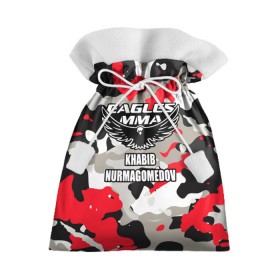 Подарочный 3D мешок с принтом UFC Хабиб Нурмагомедов в Новосибирске, 100% полиэстер | Размер: 29*39 см | khabib nurmagomedov | mixed martial arts | sports organization | ufc | ultimate fighting championship | мма | хабиб нурмагомедов