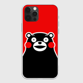 Чехол для iPhone 12 Pro с принтом Kumamon на красном фоне в Новосибирске, силикон | область печати: задняя сторона чехла, без боковых панелей | japanese | kumamon | kumamoto | аниме | игрушка | кумамон | кумамото сапурайдзу | персонаж | талисман | япония