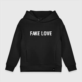 Детское худи Oversize хлопок с принтом FAKE LOVE в Новосибирске, френч-терри — 70% хлопок, 30% полиэстер. Мягкий теплый начес внутри —100% хлопок | боковые карманы, эластичные манжеты и нижняя кромка, капюшон на магнитной кнопке | bangtan boys | beyond the scene | bts | fake love | k pop | music | арэм | ви | джей хоуп | джин | музыка | сюга | чимин | чонгук