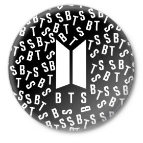 Значок с принтом BTS в Новосибирске,  металл | круглая форма, металлическая застежка в виде булавки | bts | bts army | j hope | jimin | jin | jungkook | k pop | rap monster | rapmon | suga | v | бтс | корея