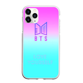 Чехол для iPhone 11 Pro Max матовый с принтом LOVE YOURSELF BTS в Новосибирске, Силикон |  | Тематика изображения на принте: bangtan boys | beyond the scene | bts | k pop | music | арэм | ви | джей хоуп | джин | музыка | сюга | чимин | чонгук