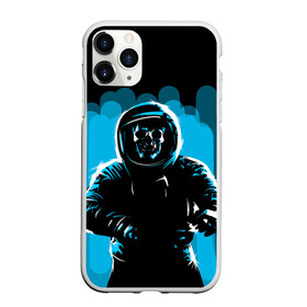 Чехол для iPhone 11 Pro матовый с принтом Dead Space в Новосибирске, Силикон |  | austranaut | bone | cosmos | nasa | skull | астронавт | космонавт | космос | кости | череп