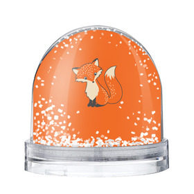 Водяной шар с принтом Лисичка в Новосибирске, Пластик | Изображение внутри шара печатается на глянцевой фотобумаге с двух сторон | fox | foxes | ginger | orange | tail | лапки | лис | лиса | лисичка | лисички | лисы | оранжевый | рыжая | рыжий | хвост