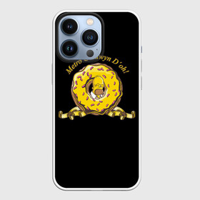 Чехол для iPhone 13 Pro с принтом Гомер в Новосибирске,  |  | Тематика изображения на принте: donut | homer simpsons | simpson | гомер симпсон | пончик | симпсоны