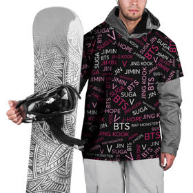 Накидка на куртку 3D с принтом BTS в Новосибирске, 100% полиэстер |  | Тематика изображения на принте: bangtan boys | beyond the scene | bts | k pop | music | арэм | ви | джей хоуп | джин | музыка | состав | сюга | чимин | чонгук