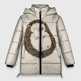 Женская зимняя куртка 3D с принтом Пузико Ежика в Новосибирске, верх — 100% полиэстер; подкладка — 100% полиэстер; утеплитель — 100% полиэстер | длина ниже бедра, силуэт Оверсайз. Есть воротник-стойка, отстегивающийся капюшон и ветрозащитная планка. 

Боковые карманы с листочкой на кнопках и внутренний карман на молнии | cute | hedgehog | hedgehogs | ежи | ежик | ежики | живот | животик | иголки | лапки | милый | пузико | пузо | смешной | ушки