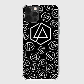 Чехол для iPhone 12 Pro Max с принтом LINKIN PARK PATTERN в Новосибирске, Силикон |  | Тематика изображения на принте: alteranative rock | chester bennington | linkin park | logo | mike shinoda | music | rap | rock | альтернативный рок | группа | лого | музыка | реп | рок