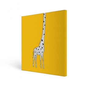 Холст квадратный с принтом Я Жираф в Новосибирске, 100% ПВХ |  | animal | desert | giraffe | long | pattern | skin | tall | высокий | длинная | животное | животные | жираф | жирафы | пустыня | узор | шея
