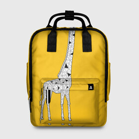 Женский рюкзак 3D с принтом Я Жираф в Новосибирске, 100% полиэстер | лямки с регулируемой длиной, сверху ручки, чтобы рюкзак нести как сумку. Основное отделение закрывается на молнию, как и внешний карман. Внутри два дополнительных кармана, один из которых закрывается на молнию. По бокам два дополнительных кармашка, куда поместится маленькая бутылочка
 | animal | desert | giraffe | long | pattern | skin | tall | высокий | длинная | животное | животные | жираф | жирафы | пустыня | узор | шея