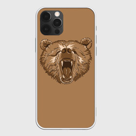 Чехол для iPhone 12 Pro Max с принтом Бурый Медведь в Новосибирске, Силикон |  | bear | bears | brown | russia | russian | бурый | коричневый | косматый | лапы | медведи | медведь | россия | русский | хвост | хищник