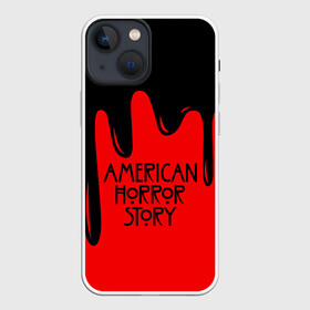 Чехол для iPhone 13 mini с принтом AHS | AMERICAN HORROR STORY в Новосибирске,  |  | ahs | american horror story | normal people scare me | американская история ужасов | нормальные люди пугают меня | сериал