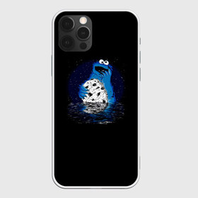 Чехол для iPhone 12 Pro Max с принтом Cookie monster в Новосибирске, Силикон |  | Тематика изображения на принте: cookie | cookiemonster | delicious | eat | monster | yummy | еда | куки | кукимонстр | монстр | печенье | сладости | улица | улицасезам