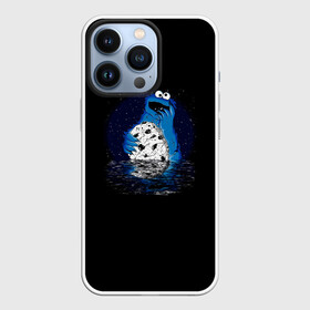 Чехол для iPhone 13 Pro с принтом Cookie monster в Новосибирске,  |  | cookie | cookiemonster | delicious | eat | monster | yummy | еда | куки | кукимонстр | монстр | печенье | сладости | улица | улицасезам