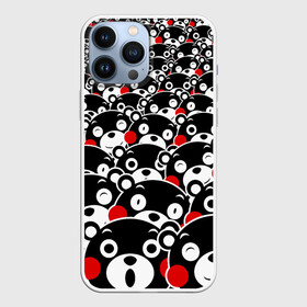 Чехол для iPhone 13 Pro Max с принтом Узор кумамонов в Новосибирске,  |  | bear | japanese | kumamon | kumamoto | аниме | игрушка | кумамон | кумамото сапурайдзу | медведь | мишка | персонаж | талисман | япония