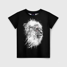 Детская футболка 3D с принтом Лев со Шрамом в Новосибирске, 100% гипоаллергенный полиэфир | прямой крой, круглый вырез горловины, длина до линии бедер, чуть спущенное плечо, ткань немного тянется | africa | desert | lion | lions | predator | scarm | африка | лев | львенок | львица | львицы | львы | львята | пустыня | хищник | шрам