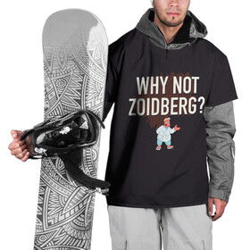 Накидка на куртку 3D с принтом Why not Zoidberg? в Новосибирске, 100% полиэстер |  | bender | fry | futurama | planet express | zoidberg | бендер | гипножаба | зойдберг | лила | фрай | футурама