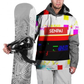 Накидка на куртку 3D с принтом SENPAI в Новосибирске, 100% полиэстер |  | Тематика изображения на принте: 